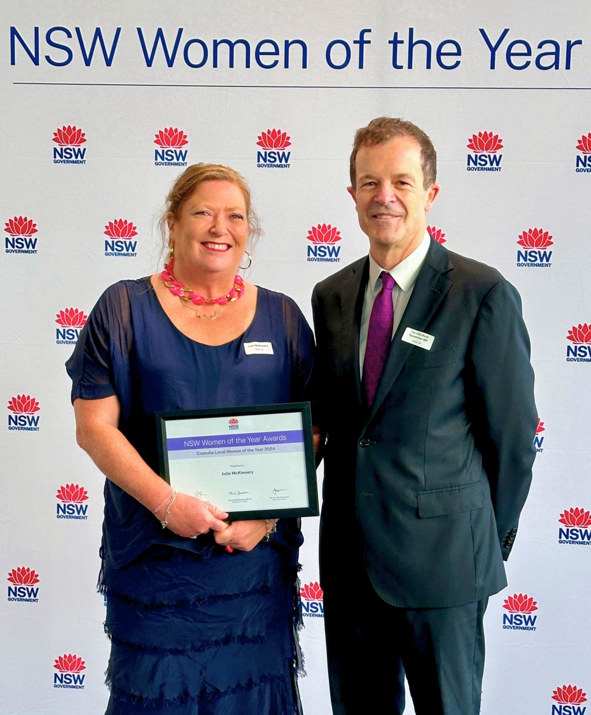 BREAST CANCER FUNDRAISER NAMED 2024 CRONULLA WOMAN OF THE YEAR
